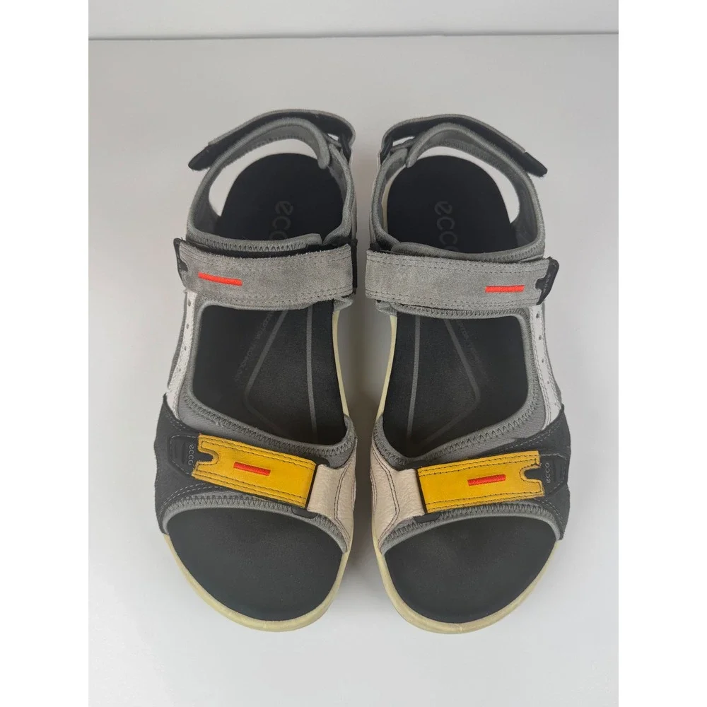Ecco Offroad Yucatan Multicolor Merigold‎ Sport Strappy Leather Sandals Mens 12